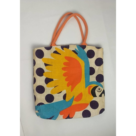Handbags - Beach bag canvas macaw
